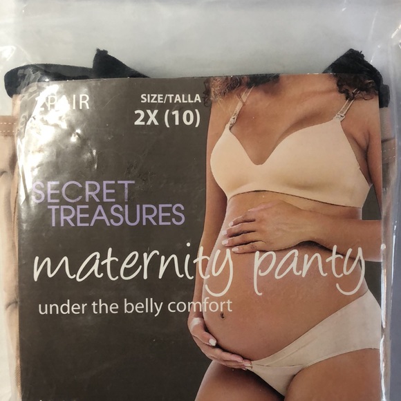 Secret Treasures 2-Pack Maternity Panties - Picture 7 of 7